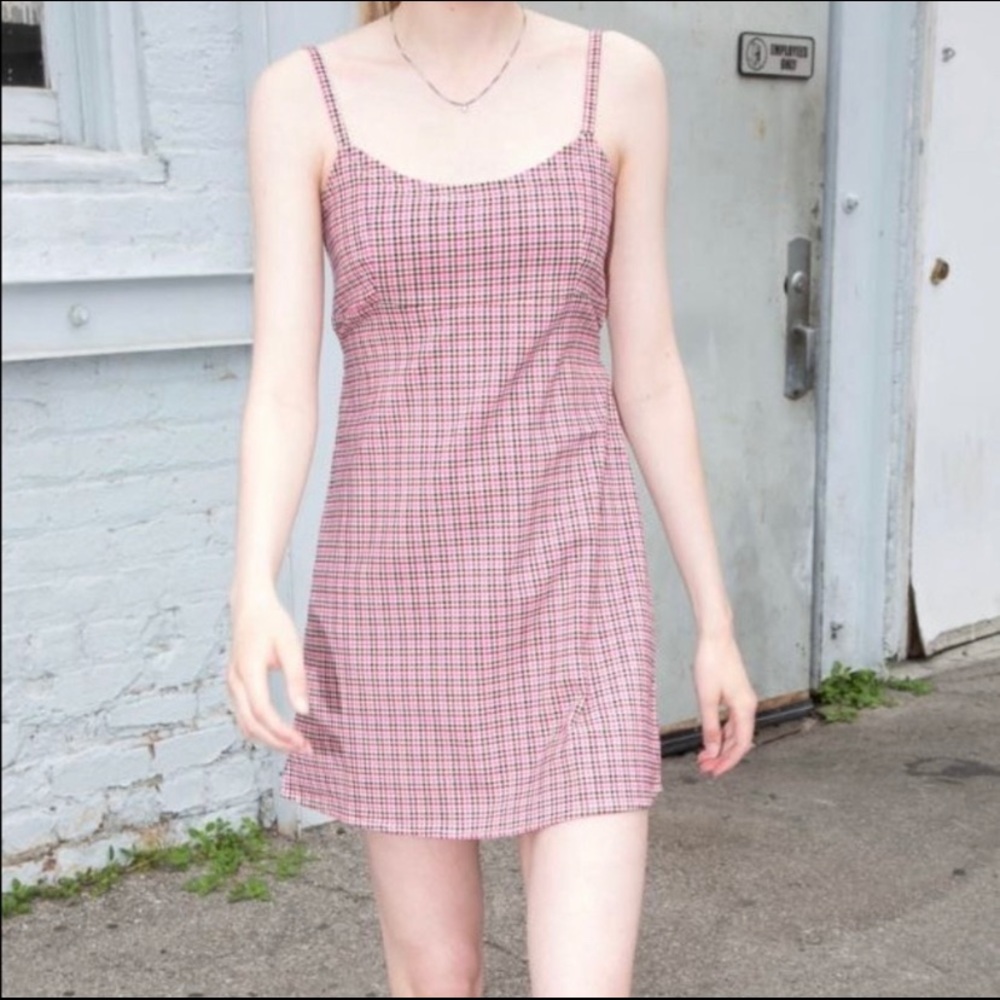 Brandy Melville Plaid Dress WORN ONCE!